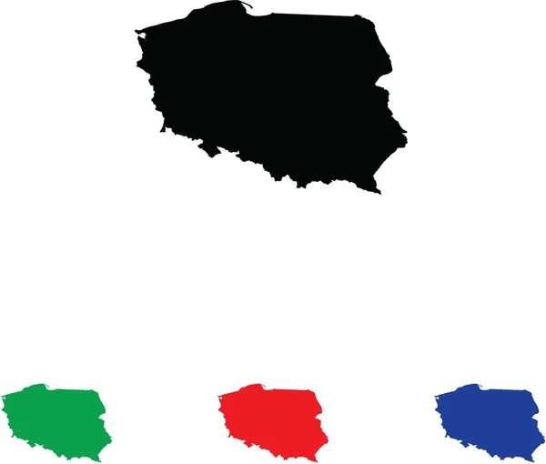 Ikont ábrán négy szín variációk — Stock Fotó