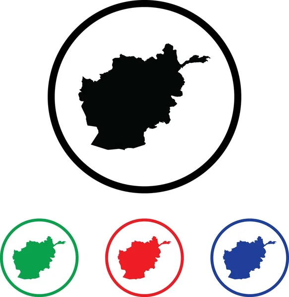 Ilustração de ícone com quatro variações de cores — Fotografia de Stock