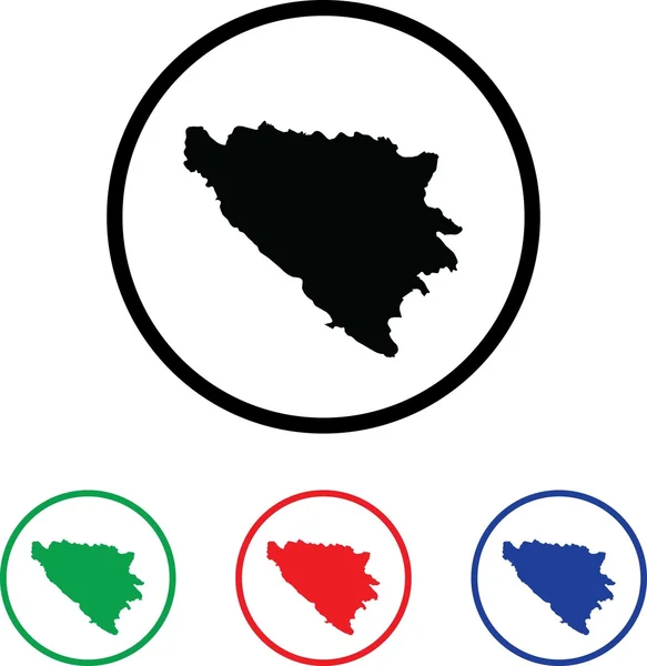 Ilustração de ícone com quatro variações de cores — Fotografia de Stock