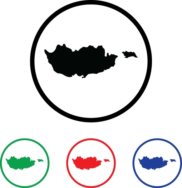 アイコンの図は 4 つのカラー バリエーション — ストック写真