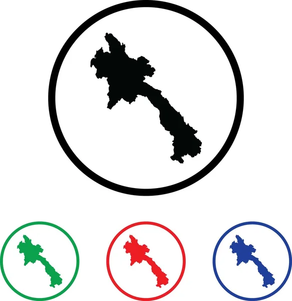 Icono Ilustración con cuatro variaciones de color — Foto de Stock