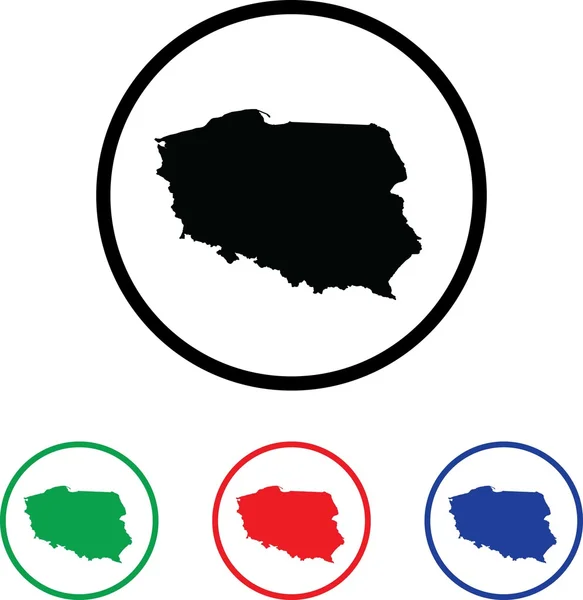 Ikona ilustracja z czterech wariantach kolorystycznych — Zdjęcie stockowe