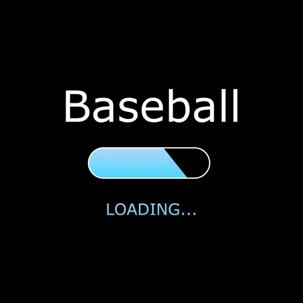 Loading Illustration - Loading Baseball — Stock Photo, Image