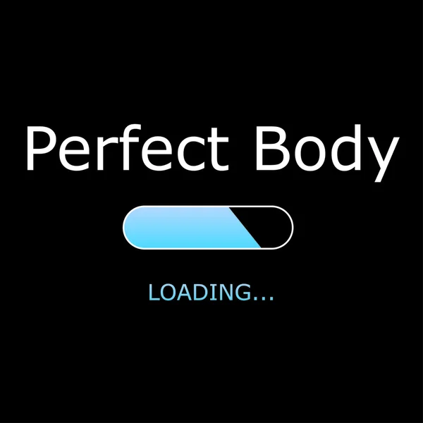 Loading Illustration - Loading Perfect Body — Stock Photo, Image