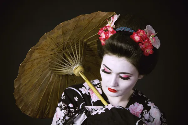 Japanische Geisha — Stockfoto