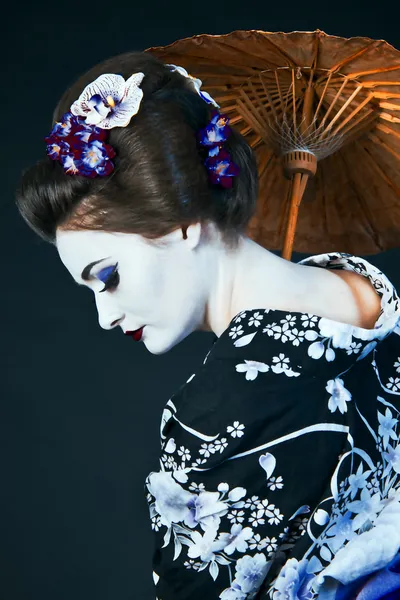 Japanese geisha — Stock Photo, Image