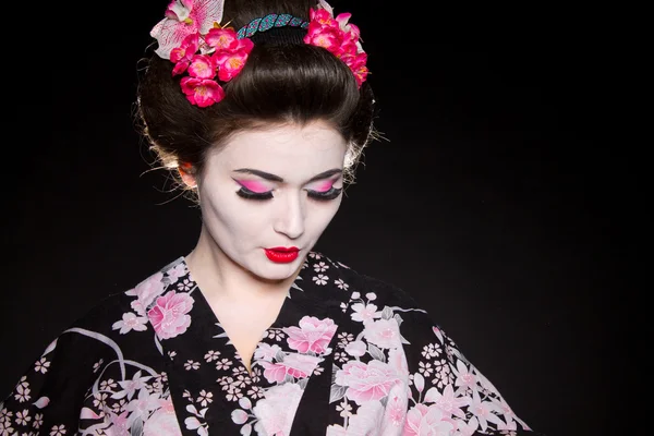 Japanese geisha — Stock Photo, Image