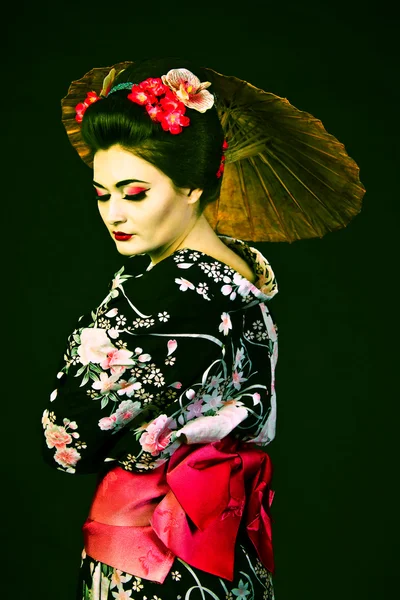 Japanska geisha — Stockfoto