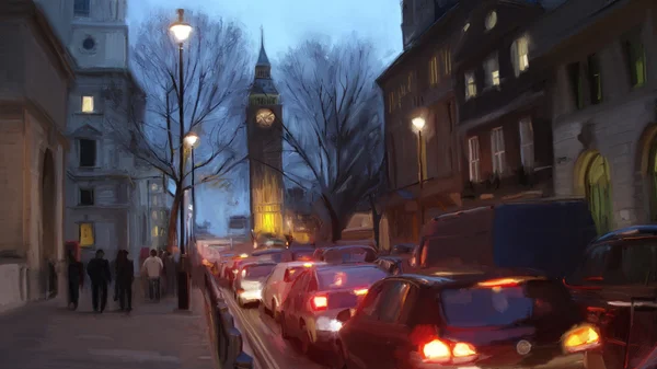 Evening London — Stock Photo, Image