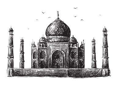 Çizim taj mahal