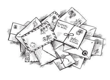 Pile of letters