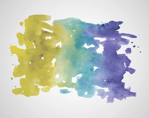 Abstrakte handgezeichnete Aquarell Hintergrund. Vektorillustration. — Stockvektor