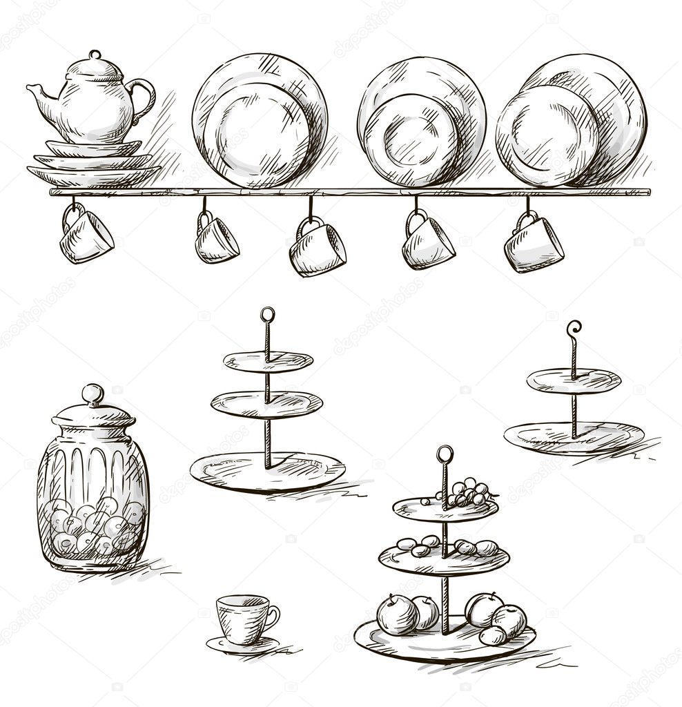 Cooking Utensils Sketch: Over 22,336 Royalty-Free Licensable Stock  Illustrations & Drawings | Shutterstock