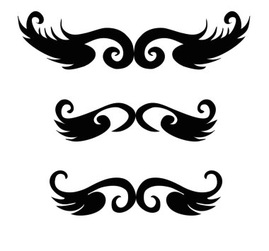 tribal dövme kanat