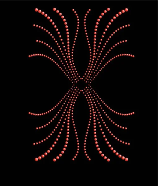 ドット・バックグランド抽象的な星のベクトルアート — ストックベクタ
