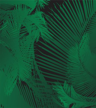 Palmiye yaprağı arka plan sanatı