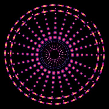 siyah arkaplan nokta çizgi vektör sanatı
