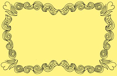 dövmeli kabile çerçeve sanatı