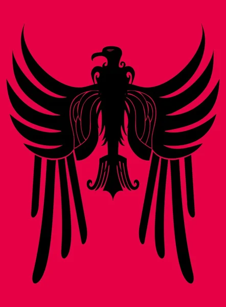 Hearldry aigle tribal vecteur art — Image vectorielle