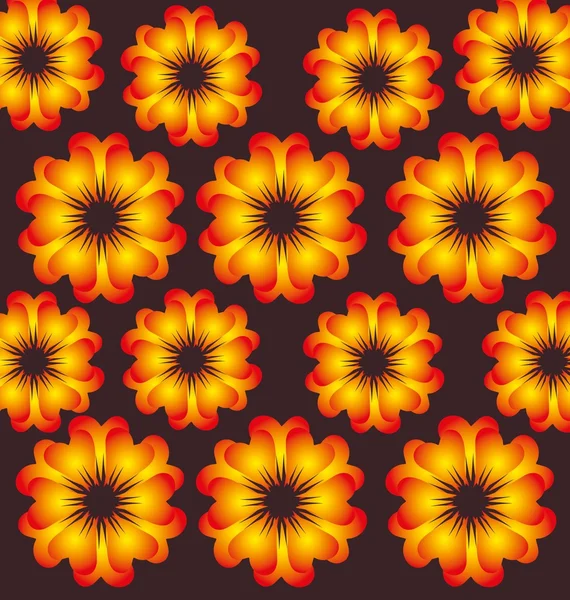 Texture fleur jaune art vectoriel — Image vectorielle