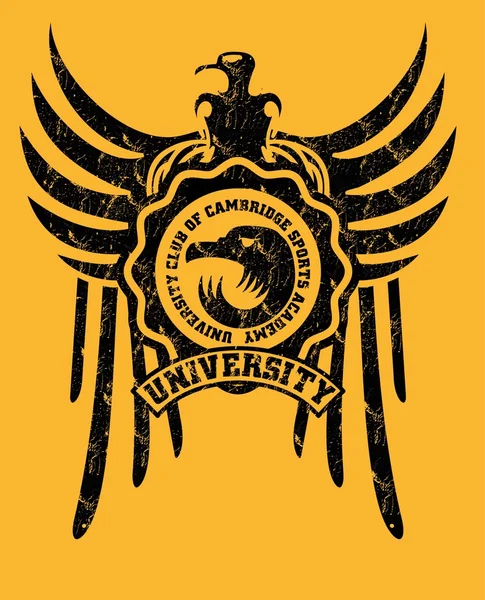 Tribal Dövme kartal rozet vektör sanat