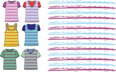 ringer t-shirt vektör sanatı