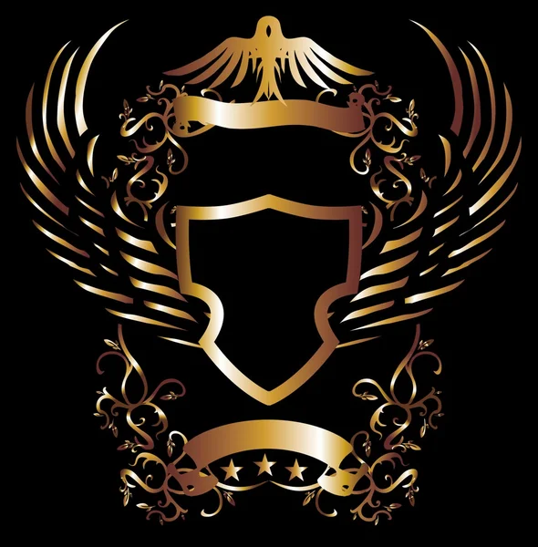 Aigle royal art vectoriel tribal — Image vectorielle