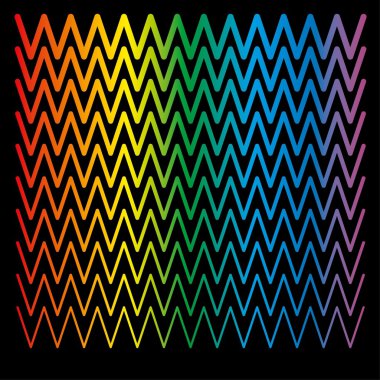 zig zag desenli tekstil vektör sanatı