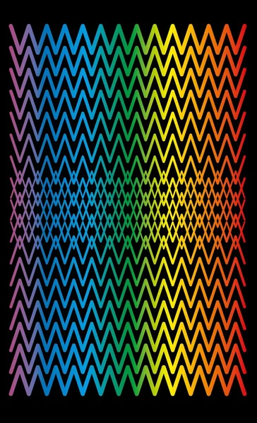 Zig zag patrón textil vector arte — Archivo Imágenes Vectoriales