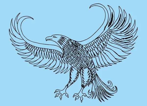 Tetování kmenové ptáci vektor umění — Stockový vektor