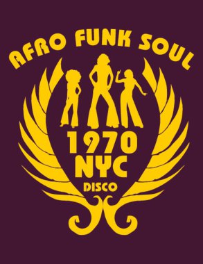 Afro disko kızları vektör sanatı