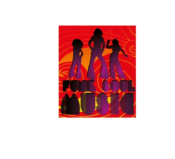 Afro disco ragazze arte vettoriale — Vettoriale Stock
