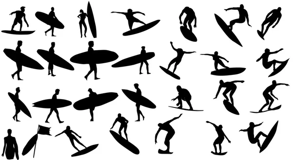 Conception graphique vectorielle Pacific Surfer — Image vectorielle