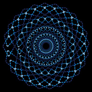 zig zag desenli tekstil vektör sanatı