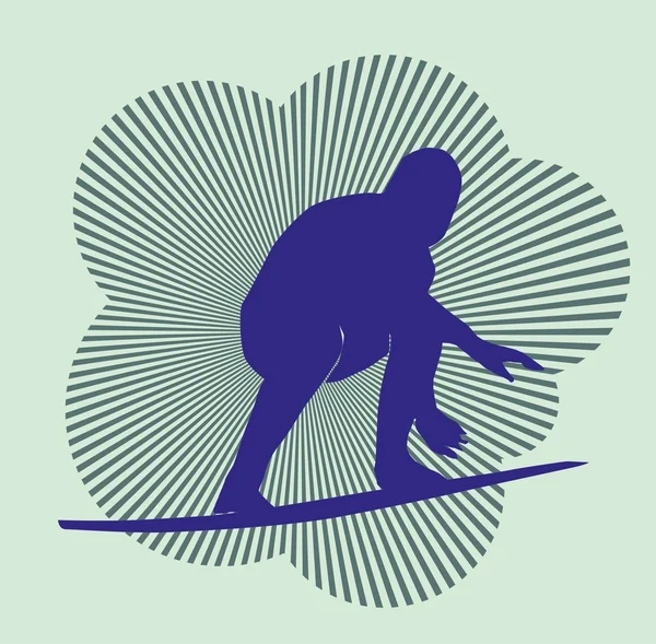 Pasifik sörfçü vektör grafik tasarım