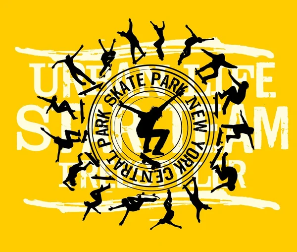 şehir pateni takımı vektör sanatı