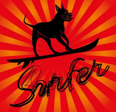 Pitbull koruması köpek vektör sanatı.