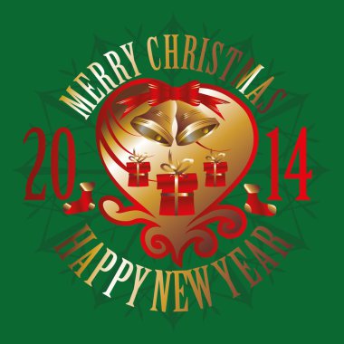 xmas yeşil yaşam vektör sanatı