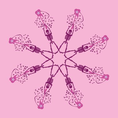 rock yıldızı gitar vektör sanatı