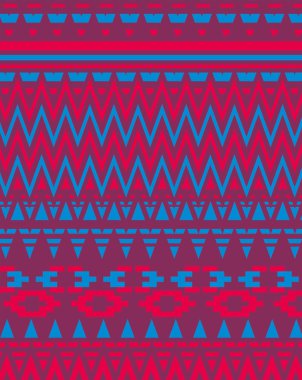 Geometrik etnik tasarım sanatı