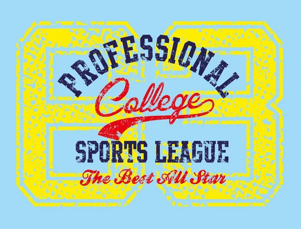 American college sports vector art — 스톡 벡터