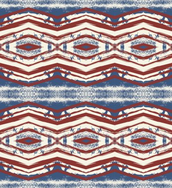 Geometrik etnik tasarım sanatı