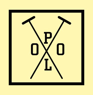 kolej polo oyuncusu vektör sanatı