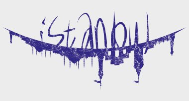 İstanbul büyük şehir vektör sanatı