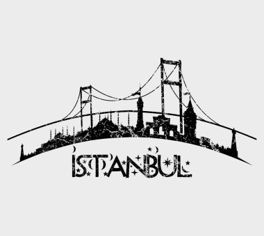 İstanbul büyük şehir vektör sanatı