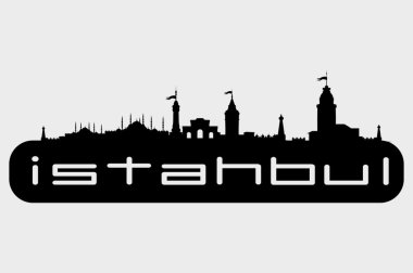 İstanbul büyük şehir vektör sanatı