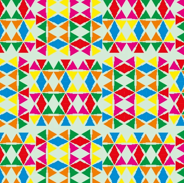 Geometric ethnic design vector art — Stock Vector