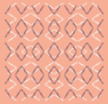 Geometrik etnik tasarım sanatı