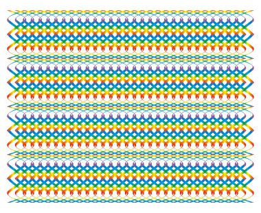 Geometrik etnik tasarım sanatı