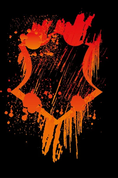 Grunge飞溅徽章矢量艺术 — 图库矢量图片
